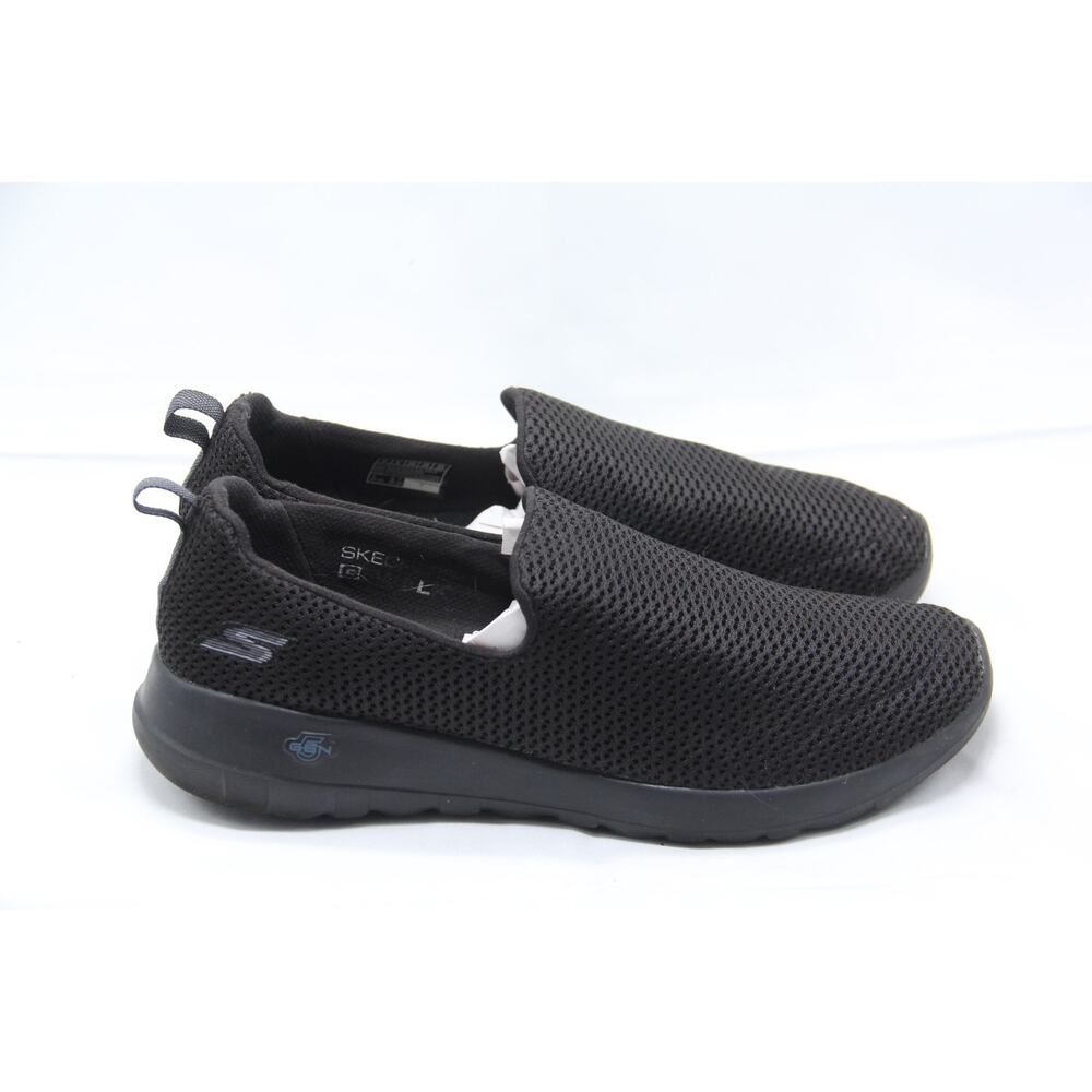 Skechers GoWalk Joy Shoes Women Size 9 Black Mesh Slip On Walking 15600
